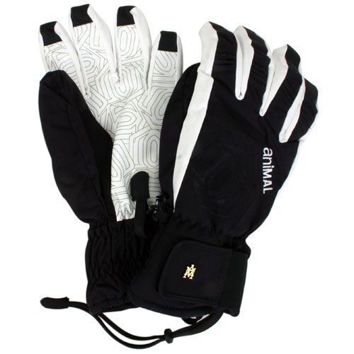 Mens Animal Cheveaux Gloves 002 Black