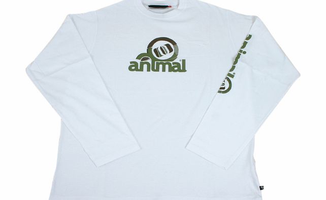 Animal Mens Animal Fawn Tee 01 White