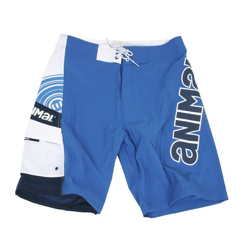 Animal Mens Animal Flat Top 22in Boardshort C65 Vivid Blue