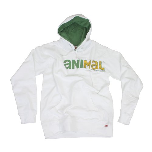Animal Mens Animal Harrah Hoody 001 White