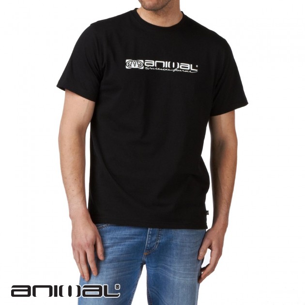 Animal Mens Animal Lairg T-Shirt - Black