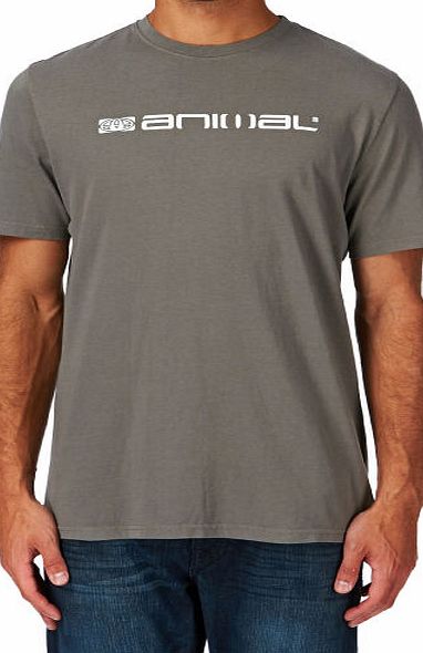 Animal Mens Animal Lanes T-shirt - Pewter