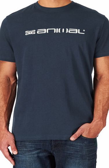 Animal Mens Animal Laness T-shirt - Indigo