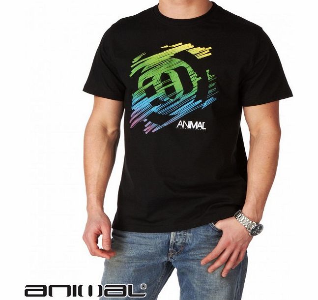 Animal Mens Animal Leiston T-Shirt - Black
