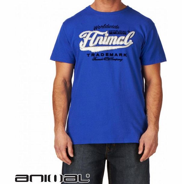 Animal Mens Animal Lilliput T-Shirt - Amparo Blue