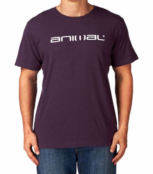 Animal Mens Animal Loe T-shirt - Purple