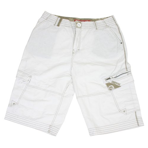 Animal Mens Animal Red Rock Long Cargo Walkshort 001 White