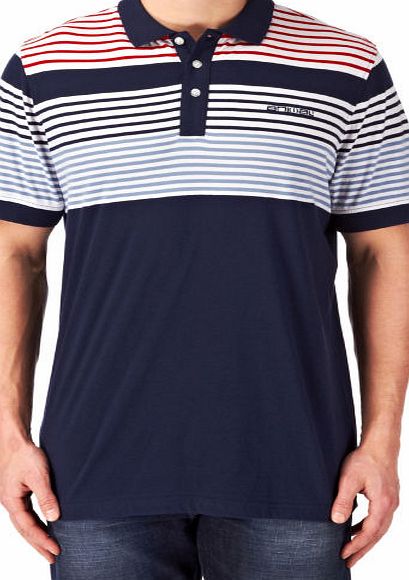 Animal Mens Animal Ryeman Polo Shirt - Indigo