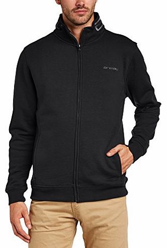 Animal Mens Larmans Long Sleeve Sweatshirt, Black, Large