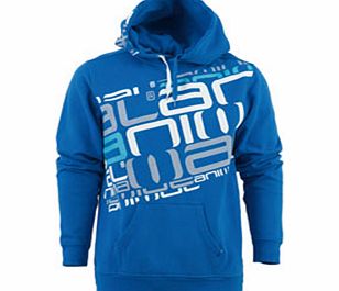 Animal Mens Mens Animal Alcovy Delux Hoody. Strong Blue