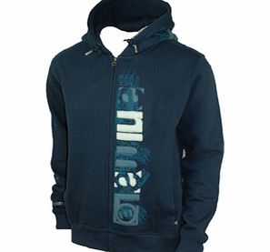 Animal Mens Mens Animal Danvers Zip Thru Hoody. Mood Indigo