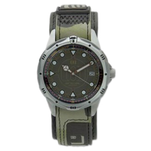 Animal Mens Mens Animal Double O One Watch. Olive Camo
