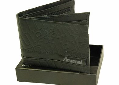 Mens Animal Egypt leather Wallet. Black