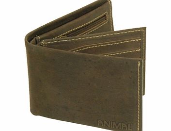 Animal Mens Mens Animal Endor Leather Wallet. Brown