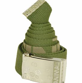 Animal Mens Mens Animal Frontier Corp Web Belt. Olive
