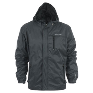 Animal Mens Mens Animal Halton Full Zip Hooded Shell. Black