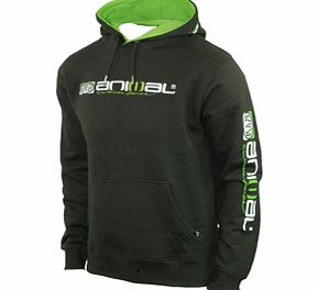 Mens Animal Huey Hoody. Raven