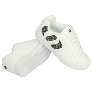 Mens Animal Mitch Shoe. White Black
