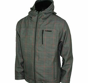Animal Mens Mens Animal Neville Full Zip Soft Shell. Raven