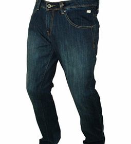 Animal Mens Mens Animal Slim Bootfit Trousers Dark Denim