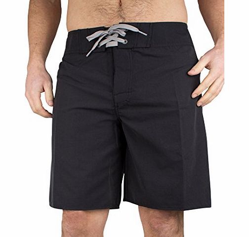 Animal Mens Plain Logo Swim Shorts, Black, 32W