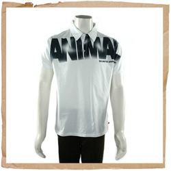Animal Pantera Polo Shirt White
