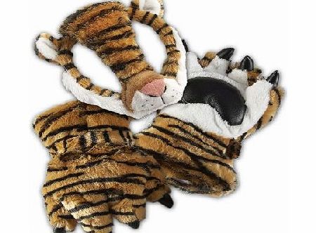 animal Planet Power Paws And Face Mask - Tiger