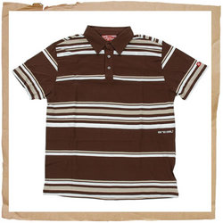 Animal Punter Polo Shirt Brown