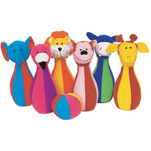 Animal Skittles Set and Carry Case