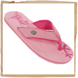 Animal Swish Flip Flop Prism Pink
