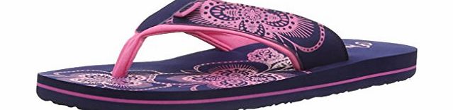 Animal Swish Placement, Women Flip Flop, Blue (Navy 005), 6 UK (39 EU)