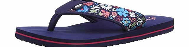 Animal Swish Upper Aop, Women Flip Flop, Blue (Navy 005), 6 UK (39 EU)