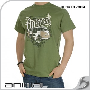 Animal T-Shirt - Animal Beaver T-Shirt - Loden