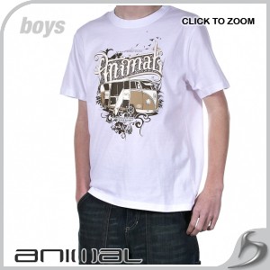 Animal T-Shirt - Animal Cadda T-Shirt - White