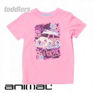 Animal T-Shirts - Animal Aboot T-Shirt - Bubblegum