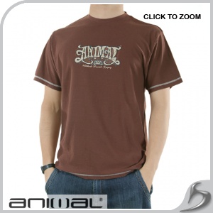Animal T-Shirts - Animal Benga T-Shirts - Merlot