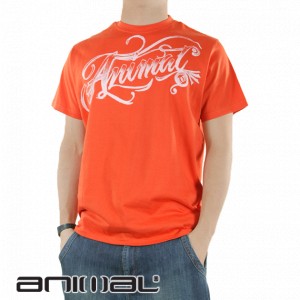 T-Shirts - Animal Bryce T-Shirt - Red Clay