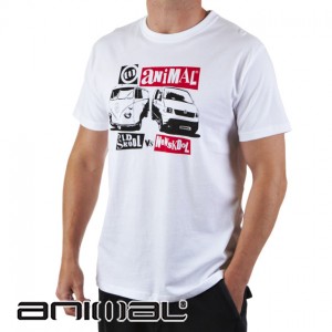 Animal T-Shirts - Animal Chazy T-Shirt - White