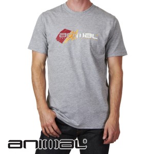 Animal T-Shirts - Animal Ciril T-Shirt - Grey Marl