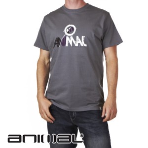 Animal T-Shirts - Animal Crouch T-Shirt - Gargoyle