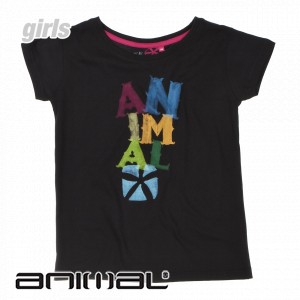 T-Shirts - Animal Dent T-Shirt - Black