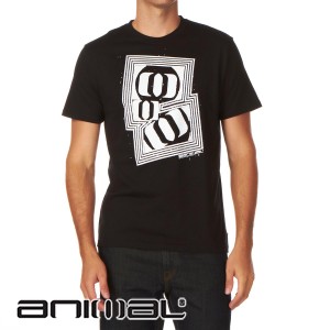 Animal T-Shirts - Animal Helda T-Shirt - Black
