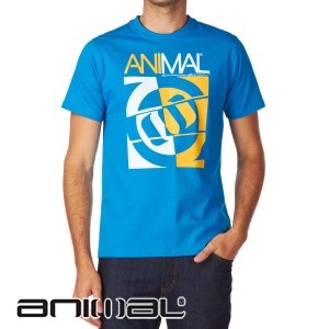 Animal T-Shirts - Animal Heston T-Shirt - Blue