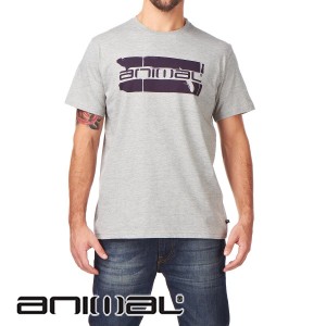 Animal T-Shirts - Animal Hoffman T-Shirt - Grey