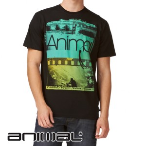 Animal T-Shirts - Animal Hurdy T-Shirt - Black