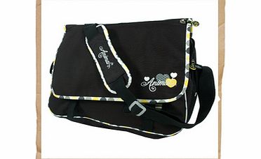 Animal Track Satchel Black