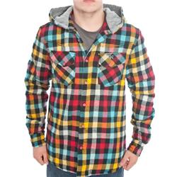 Animal Troney Checked Hood Jacket - Black