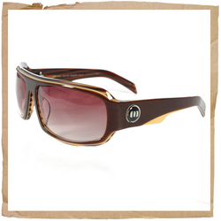 Animal Twin-Fin Sunglasses Maple