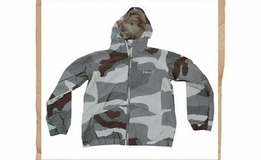 Animal Windcheater Jacket Brown Camo