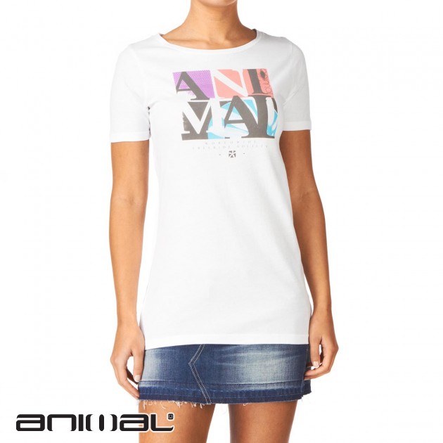 Animal Womens Animal Annabella T-Shirt - White